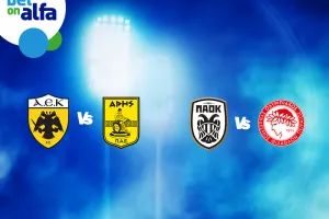 Ματσάρες στο κύπελλο Ελλάδας, με αμέτρητες επιλογές στην BET ON ALFA