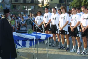 ΟΛΥΜΠΙΑΚΟΣ 2001 με Χριστόφορο και... αφρόκρεμα!