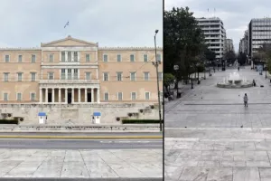 (ΦΩΤΟΣ/ΒΙΝΤΕΟ) Άρχισε η απαγόρευση κυκλοφορίας 