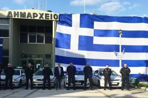 Eλληνική σημαία 350 τ.μ.