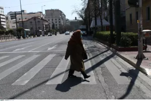 Αδειο το κέντρο της Αθήνας 