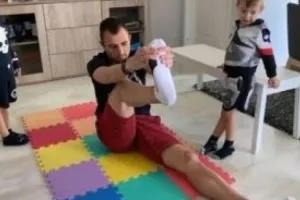 Έτσι γυμνάστηκαν ο Κρίστιτσιτς και οι παίκτες της ΑΕΚ μέσω της πλατφόρμας
