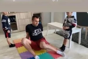 Έτσι γυμνάστηκαν ο Κρίστιτσιτς και οι παίκτες της ΑΕΚ μέσω της πλατφόρμας