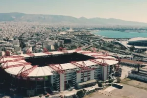 Εναέρια φωτογραφία με το «Καραϊσκάκης» από τους Άγγλους