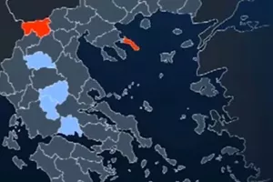 Ο χάρτης του κορονοϊού στην Ελλάδα: Η κόκκινη περιοχή και η χειρότερη μέρα