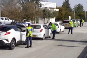 Μεγάλη επιχείρηση της Αστυνομίας στην είσοδο της Λευκωσίας (ΦΩΤΟΣ)