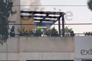 Συναγερμός στη Λευκωσία από πυρκαγιά-Εκκενώθηκε πολυκατοικία