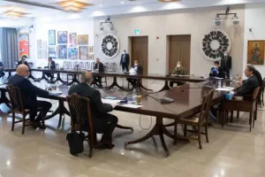 ΦΩΤΟΣ από τη σημαντική σύσκεψη στο Προεδρικό