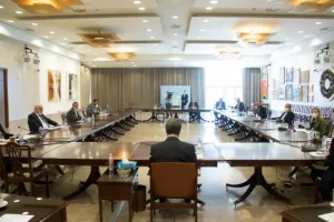 ΦΩΤΟΣ από τη σημαντική σύσκεψη στο Προεδρικό