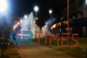 (ΒΙΝΤΕΟ) ΕΝΤΑΣΗ στην Τούμπα/ Παρέμβαση της Αστυνομίας
