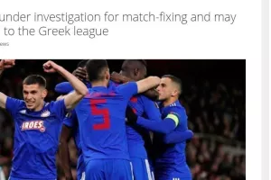 “Σκάνδαλο στην Ελλάδα με Ολυμπιακό” 