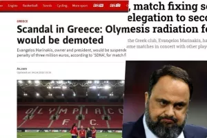 “Σκάνδαλο στην Ελλάδα με Ολυμπιακό” 