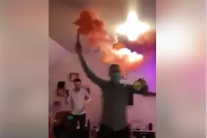 Καπνογόνο στο σπίτι! (βίντεο)