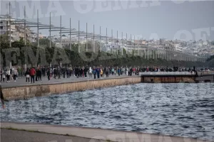 Θεσσαλονίκη: Άνοιξε η Νέα Παραλία και... βούλιαξε από κόσμο