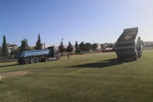 (ΦΩΤΟΣ) Βελτιωτικά έργα στο ιδιόκτητο γήπεδο