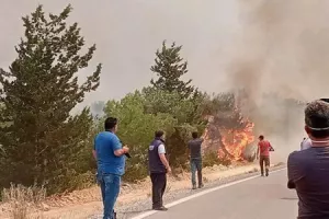 Φωτιές στα κατεχόμενα