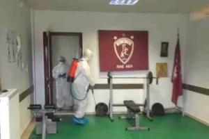 Απολύμανση στο προπονητικό κέντρο για την ΑΕΛ