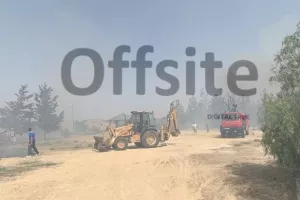 Φωτιά στην Επαρχία Λευκωσίας (φώτος/βίντεο)