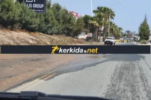 Μεγάλη διαρροή νερού στη Λεμεσό (φώτος/βίντεο)