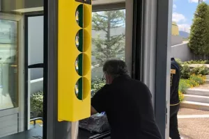 Τοποθέτησαν μπάρα θερμομέτρησης στο προπονητικό (φώτος)