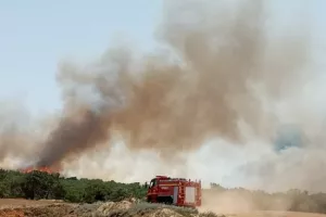 ΦΩΤΟΣ/Οι φωτιές στα κατεχόμενα