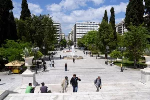 (ΦΩΤΟΣ) Η Αθήνα... χωρίς SMS
