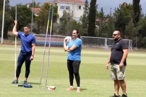 Έπιασαν... δουλειά οι πρώτοι αθλητές (Φώτος)
