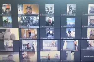Προπόνηση... μέσω Zoom!