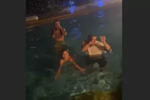 Στην πισίνα οι Γεωργιανοί