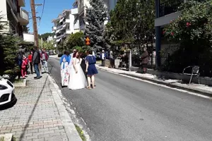 Γάμος εν μέσω κορωνοϊού (φώτος/βίντεο)