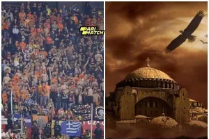 "Ο δικέφαλος ξανά να υψωθεί στης Αγιά-Σοφιάς την πιο ψηλή κορφή" (ΠΟΡΤΟΚΑΛΙ)
