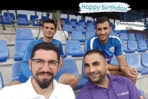 Ευχές στον Κωνσταντίνο 