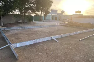 Εργασίες στο γήπεδο (Φώτος)