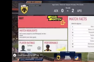 ΑΠΟΕΛ eSports/Νίκησε ΑΕΚ Αθηνών και Άρη 