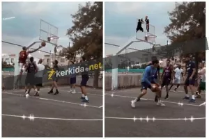 Μπάσκετ η... ΑΝΟ - Φοβερό καλάθι ο Κατσαράβα! (βίντεο)