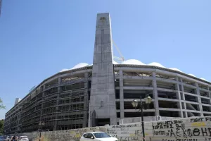 ΑΕΚ: Προχωράει το «ντύσιμο» της Αγιάς Σοφιάς (φώτος)
