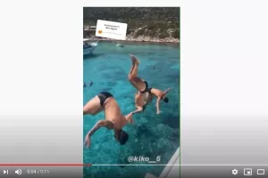 Με ανάποδη βουτιά! 