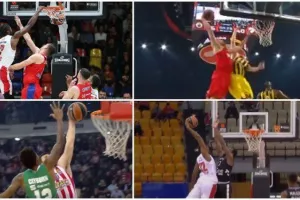«Ερυθρόλευκο» θέαμα με 70 τρομερά καρφώματα (βίντεο)