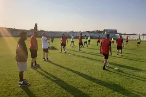 ΦΩΤΟΣ/"Πρώτη προπόνηση στο σπίτι μας" 