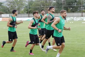 Πράσινες... στιγμές από την προπόνηση