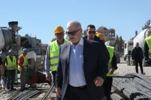 Παρουσία Μελισσανίδη οι εργασίες στο εσωτερικό της «Αγια-Σοφιάς»