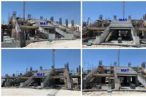 Υψώνονται οι κερκίδες στη "Limassol Arena" (φώτος)