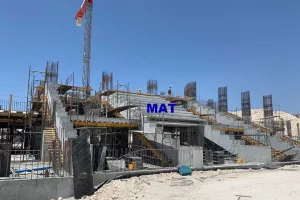 Υψώνονται οι κερκίδες στη "Limassol Arena" (φώτος)