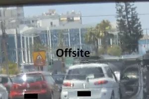 Tροχαίο στη Λεμεσό/Αναποδογύρισε αυτοκίνητο (φώτος)