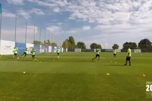Πλάνα από την προπόνηση