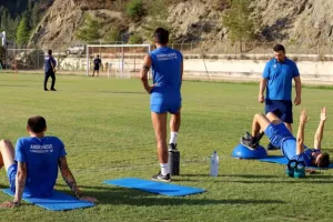 (ΦΩΤΟΣ) Προπόνηση με Πουλλαϊδη και Χαμπουλλά