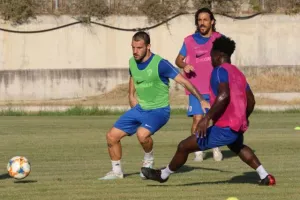 (ΦΩΤΟΣ) Προπόνηση με Πουλλαϊδη και Χαμπουλλά