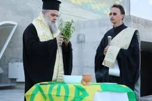 ΦΩΤΟΣ/ Αγιασμός στην ΑΕΚ