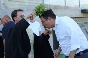 ΦΩΤΟΣ/ Αγιασμός στην ΑΕΚ