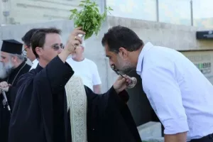 ΦΩΤΟΣ/ Αγιασμός στην ΑΕΚ